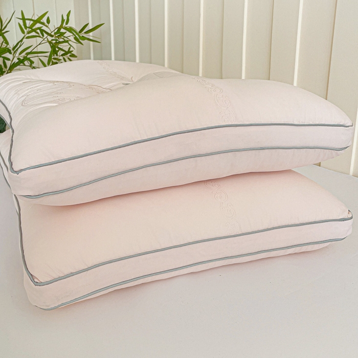 91家纺网 家纺一手货源 找家纺 爱尚家枕芯 2025新款草本决明子分区枕枕头枕芯 粉 48*74cm/只