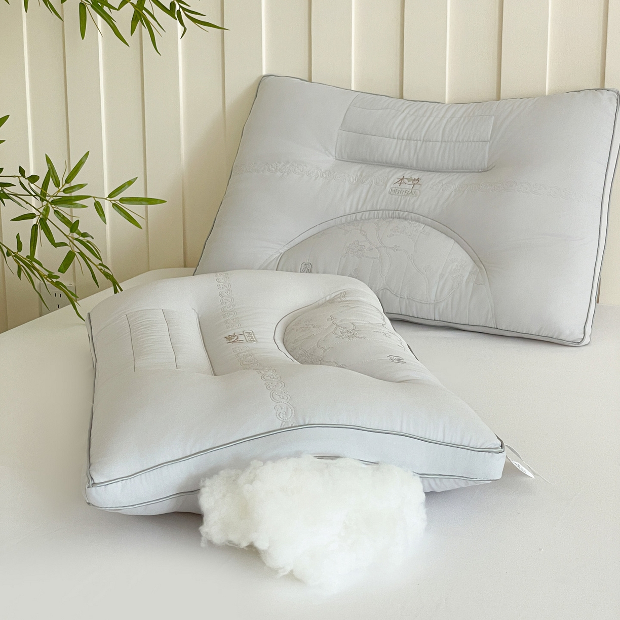 91家纺网 家纺一手货源 找家纺 （总）爱尚家枕芯 2025新款草本决明子分区枕枕头枕芯