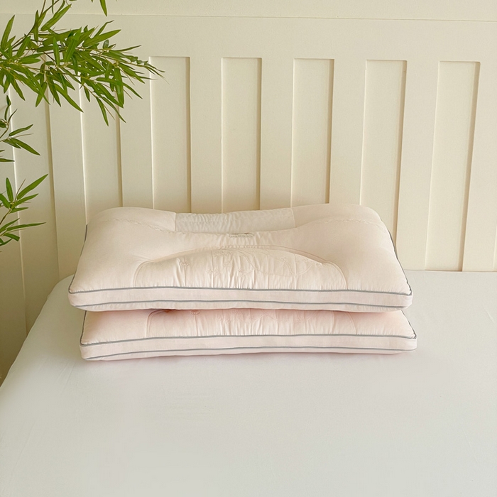 91家纺网 家纺一手货源 找家纺 爱尚家枕芯 2025新款草本决明子分区枕枕头枕芯 粉 48*74cm/只