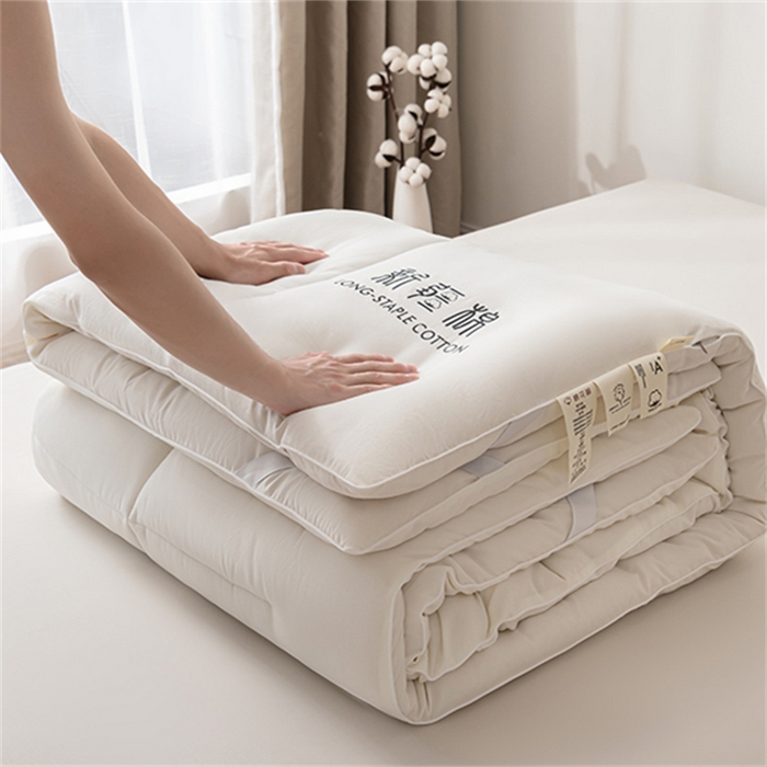 91家纺网 家纺一手货源 找家纺 思雅庭 2025新疆棉花床垫褥子宿舍学生榻榻米折叠加厚垫子棉絮 白色-款式一