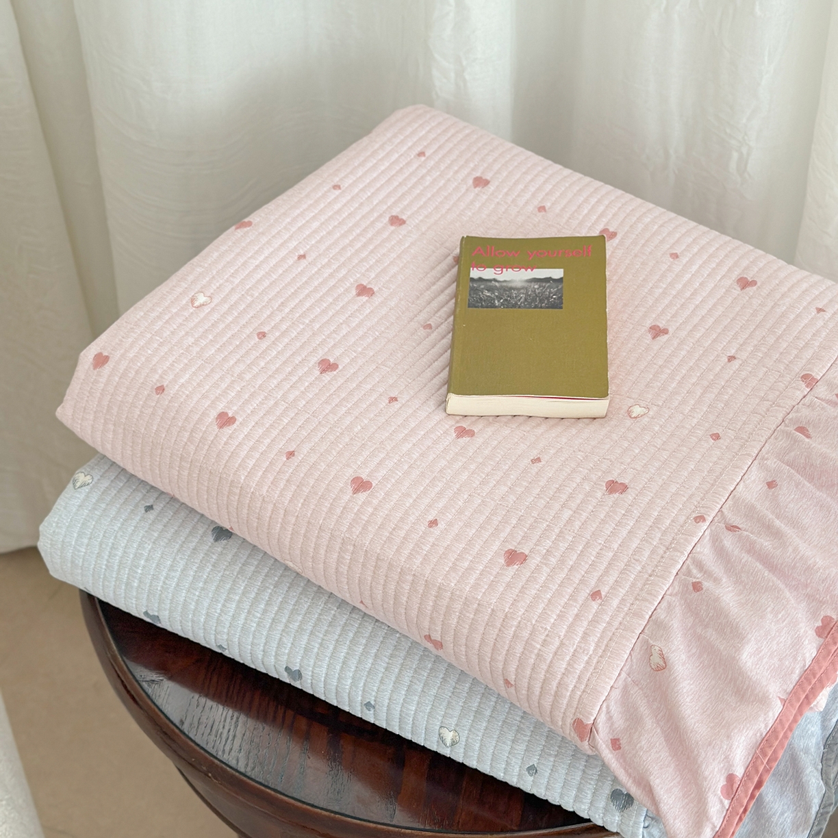 91家纺网 家纺一手货源 找家纺 琳可家居2025新款全棉印花花边床盖可搭配同款被套 组合图仅供参考