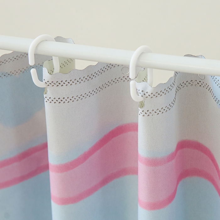 91家纺网 家纺一手货源 找家纺 卓尔居 2025新款学生遮光床帘卡通ZR学生蚊帐 天蓝-猫咪爱心