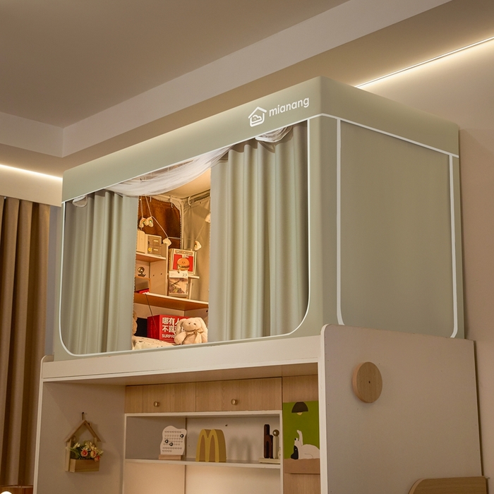 91家纺网 家纺一手货源 找家纺 （总）卓尔居 2025新款学生遮光床帘蚊帐-遮光大师系列