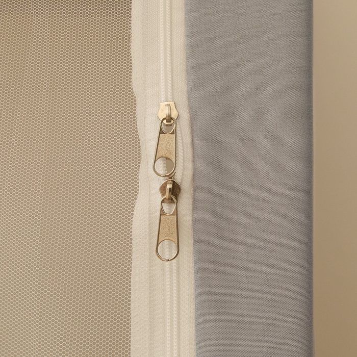 91家纺网 家纺一手货源 找家纺 卓尔居 2025新款学生遮光床帘蚊帐-遮光大师系列 灰色