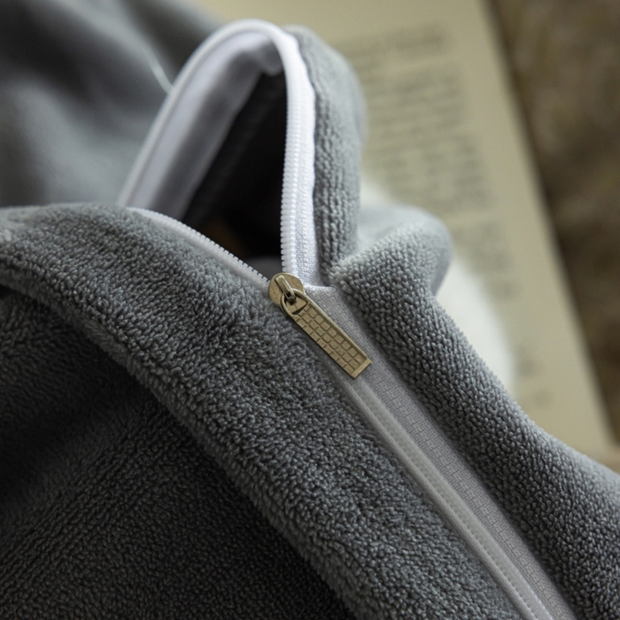 91家纺网 家纺一手货源 找家纺 迷尚家居 2025新款复古色织棉麻牛奶绒棉加绒四件套 古奈绿-绒