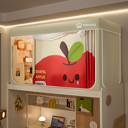 91家纺网 家纺一手货源 找家纺 （总）卓尔居 2025新款学生遮光床帘卡通ZR学生蚊帐