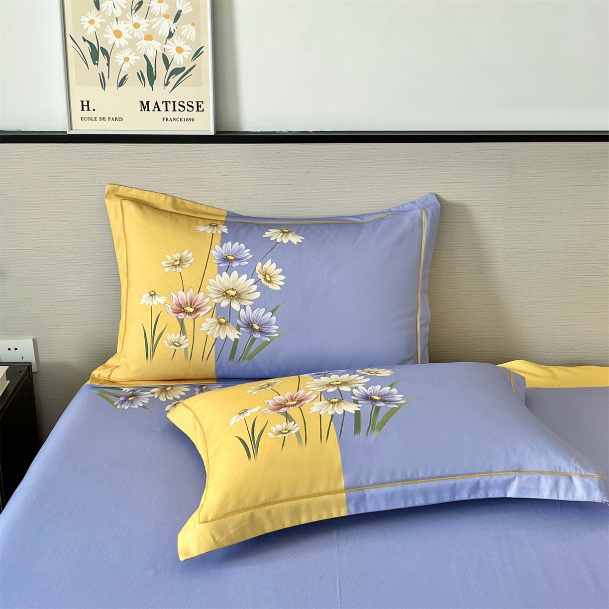 91家纺网 家纺一手货源 找家纺 曼秀琳 2025秋冬新款全棉磨毛印花四件套 雏香雅梦-兰