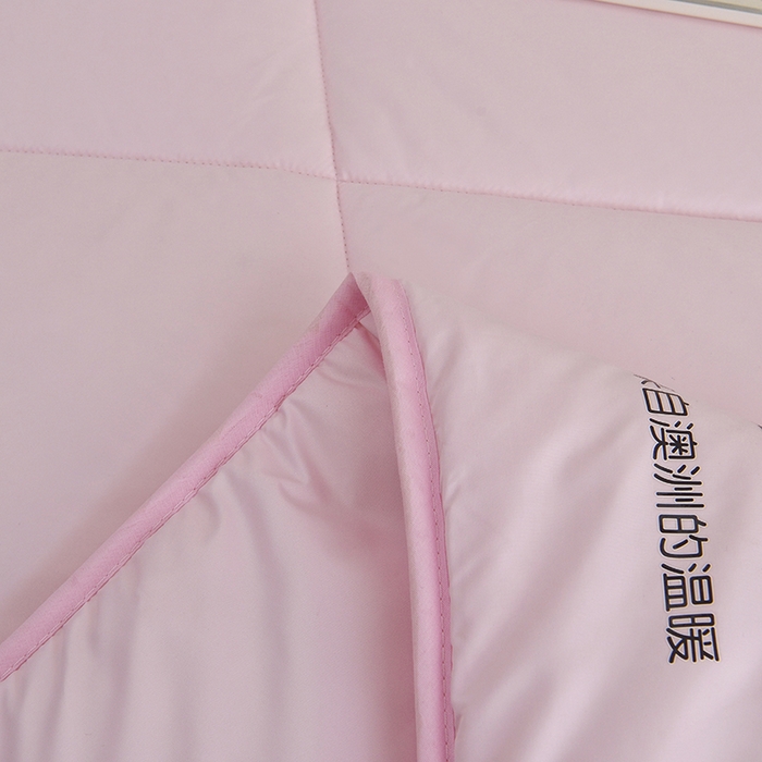 91家纺网 家纺一手货源 找家纺 棠婷 2025新款羊绒被-纯色系列 粉色