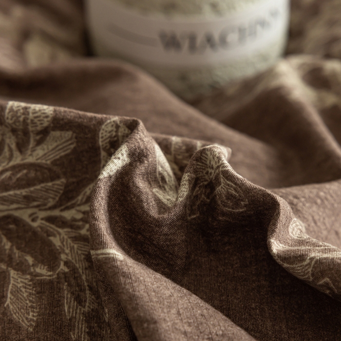 91家纺网 家纺一手货源 找家纺 （总）迷尚家居 2025新款复古色织棉麻牛奶绒棉加绒四件套