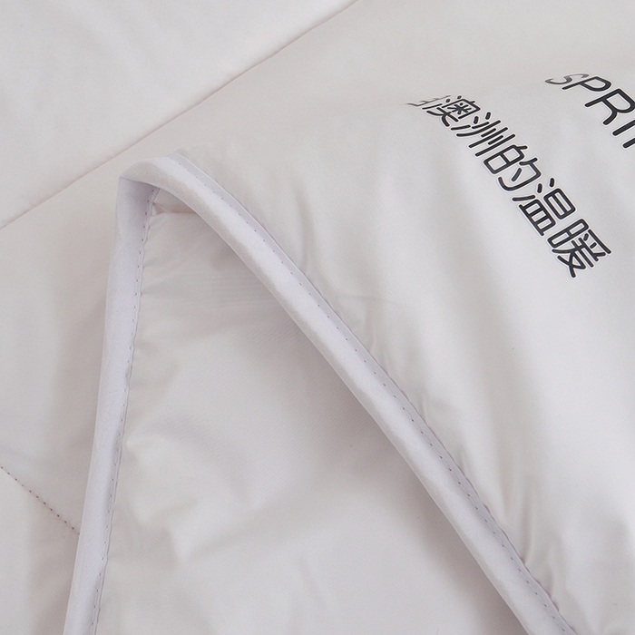 91家纺网 家纺一手货源 找家纺 棠婷 2025新款羊绒被-纯色系列 白色