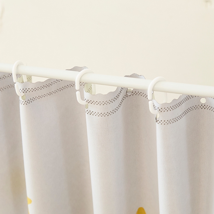 91家纺网 家纺一手货源 找家纺 卓尔居 2025新款学生遮光床帘卡通ZR学生蚊帐 米色-星星猫