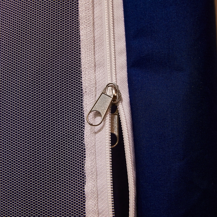 91家纺网 家纺一手货源 找家纺 卓尔居 2025新款学生遮光床帘卡通ZR学生蚊帐 藏青-线条动物