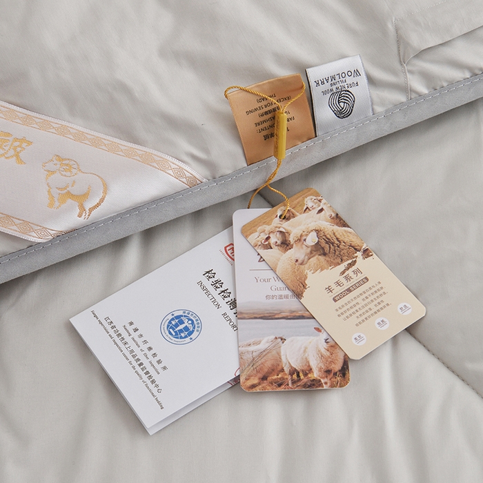 91家纺网 家纺一手货源 找家纺 棠婷 2025新款羊绒被-纯色系列 灰色