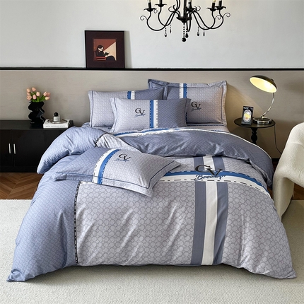 91家纺网 家纺一手货源 找家纺 （总）曼秀琳 2025秋冬新款全棉磨毛印花四件套