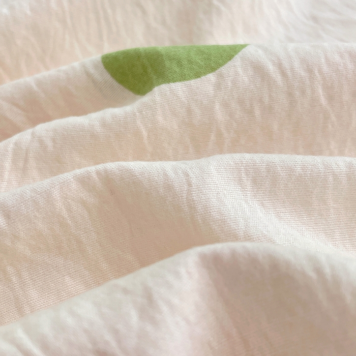 91家纺网 家纺一手货源 找家纺 梦舒羽 2025新款双层纱双人枕套情侣学生长枕芯套枕头内胆套-缤纷波点 波点-清新绿