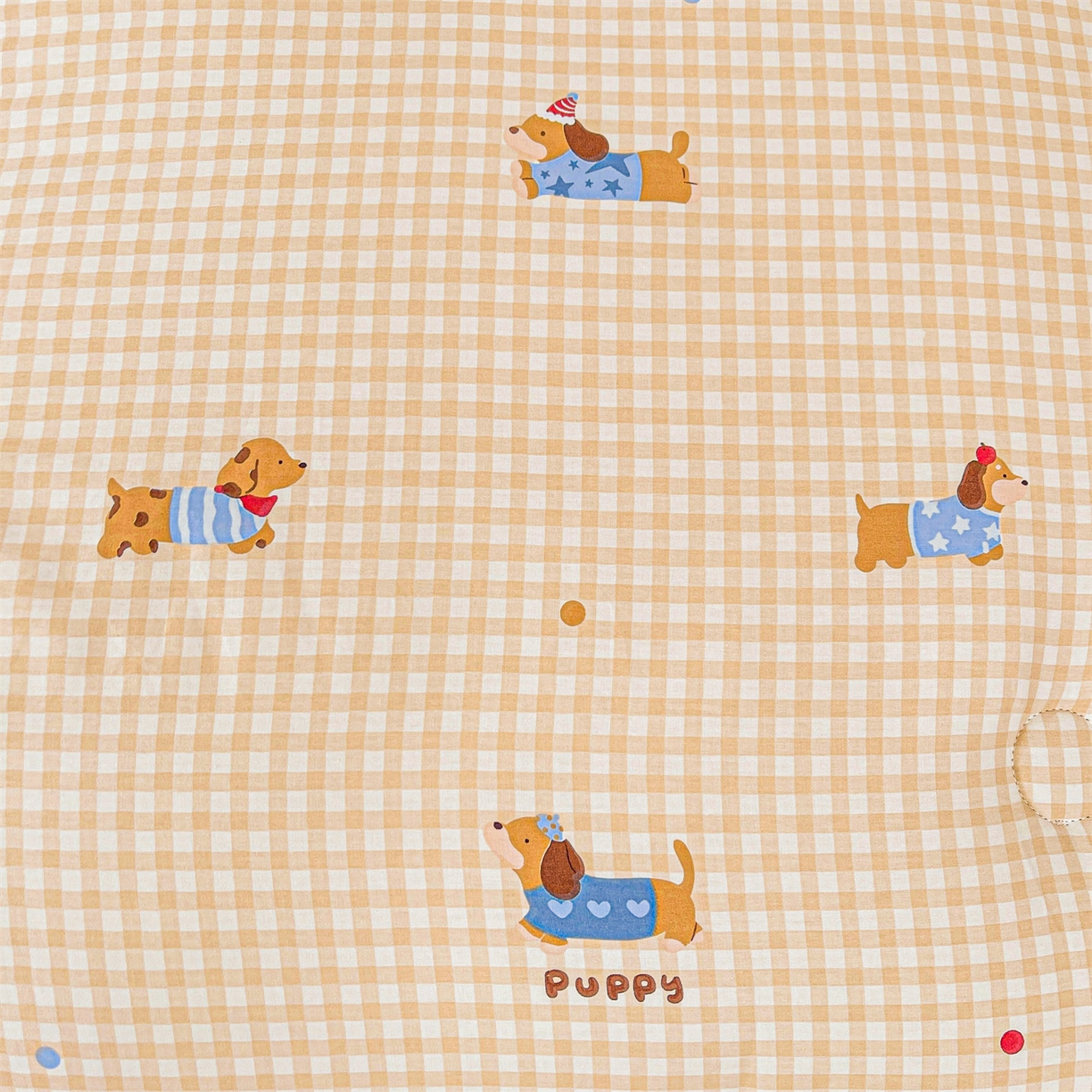 91家纺网 家纺一手货源 找家纺 小石头家纺 2025新款A类全棉纯棉印花豆豆绒大豆被冬被春秋被被子被芯 腊肠狗