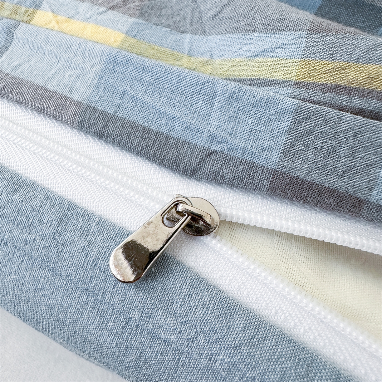 91家纺网 家纺一手货源 找家纺 凌云家纺 2025新款A类可拆洗全棉大豆被子全棉纯棉单人学生宿舍加厚保暖冬被春秋被芯棉被 秋禾-蓝