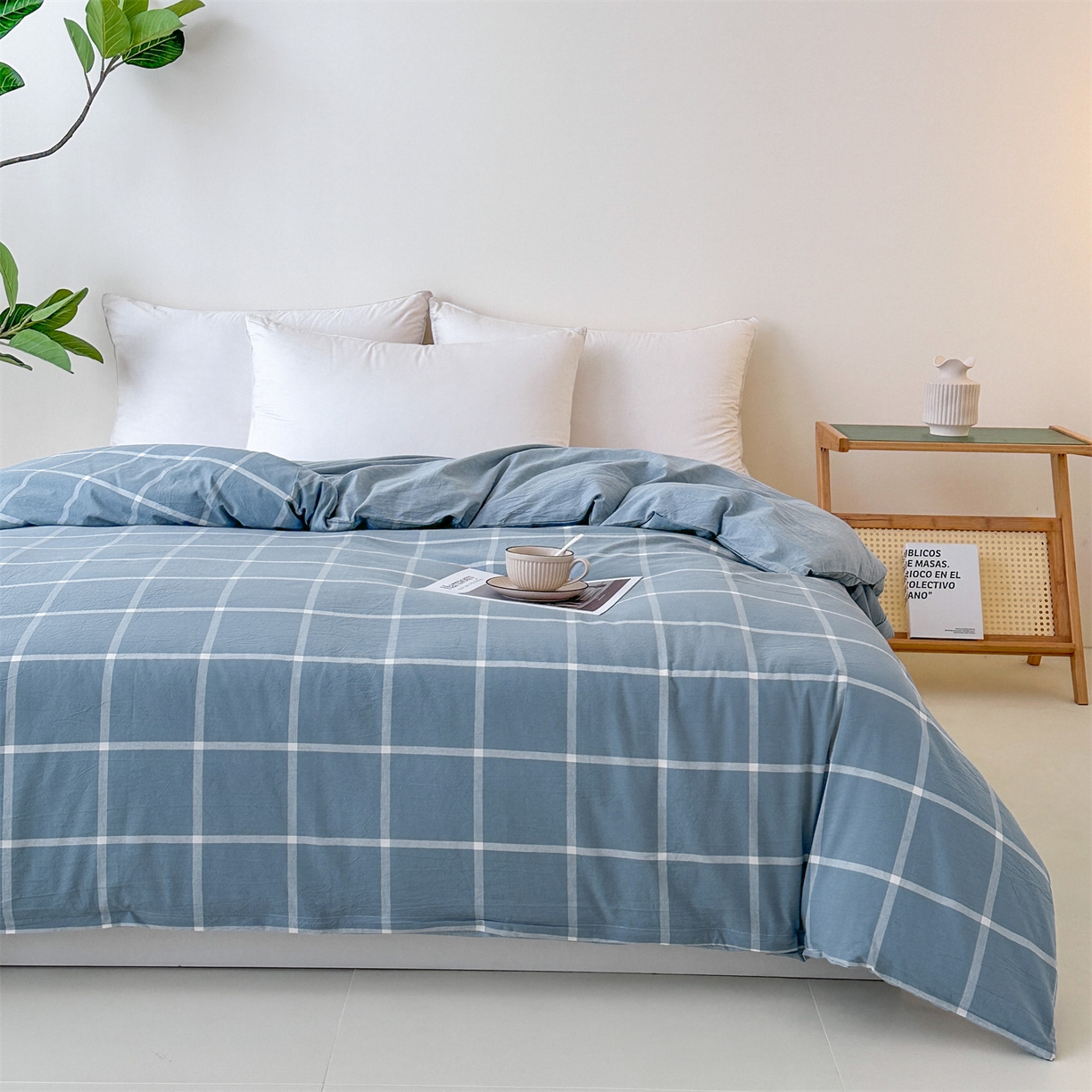 91家纺网 家纺一手货源 找家纺 凌云家纺 2025新款A类可拆洗全棉大豆被子全棉纯棉单人学生宿舍加厚保暖冬被春秋被芯棉被 壮志-兰