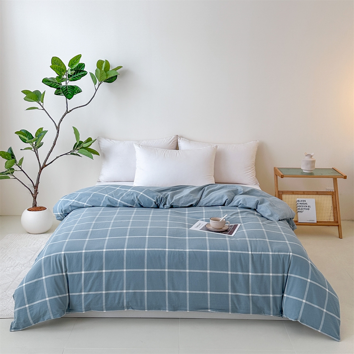 91家纺网 家纺一手货源 找家纺 凌云家纺 2025新款A类可拆洗全棉大豆被子全棉纯棉单人学生宿舍加厚保暖冬被春秋被芯棉被 壮志-兰