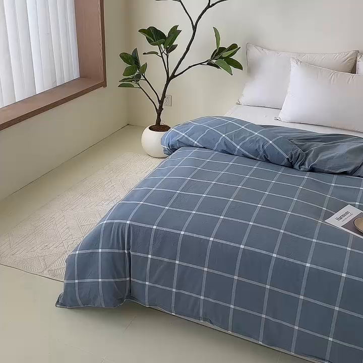 91家纺网 家纺一手货源 找家纺 凌云家纺 2025新款A类可拆洗全棉大豆被子全棉纯棉单人学生宿舍加厚保暖冬被春秋被芯棉被 壮志-兰