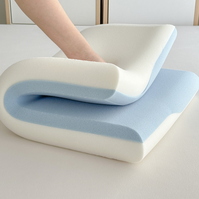 91家纺网 家纺一手货源 找家纺 麦哆乐 2025新款双拼记忆枕头枕芯 三拼10cm/对 双拼记忆枕