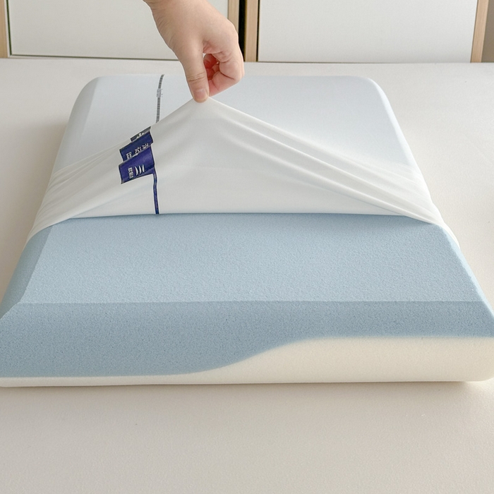 91家纺网 家纺一手货源 找家纺 麦哆乐 2025新款双拼记忆枕头枕芯 双拼12cm/只 双拼记忆枕