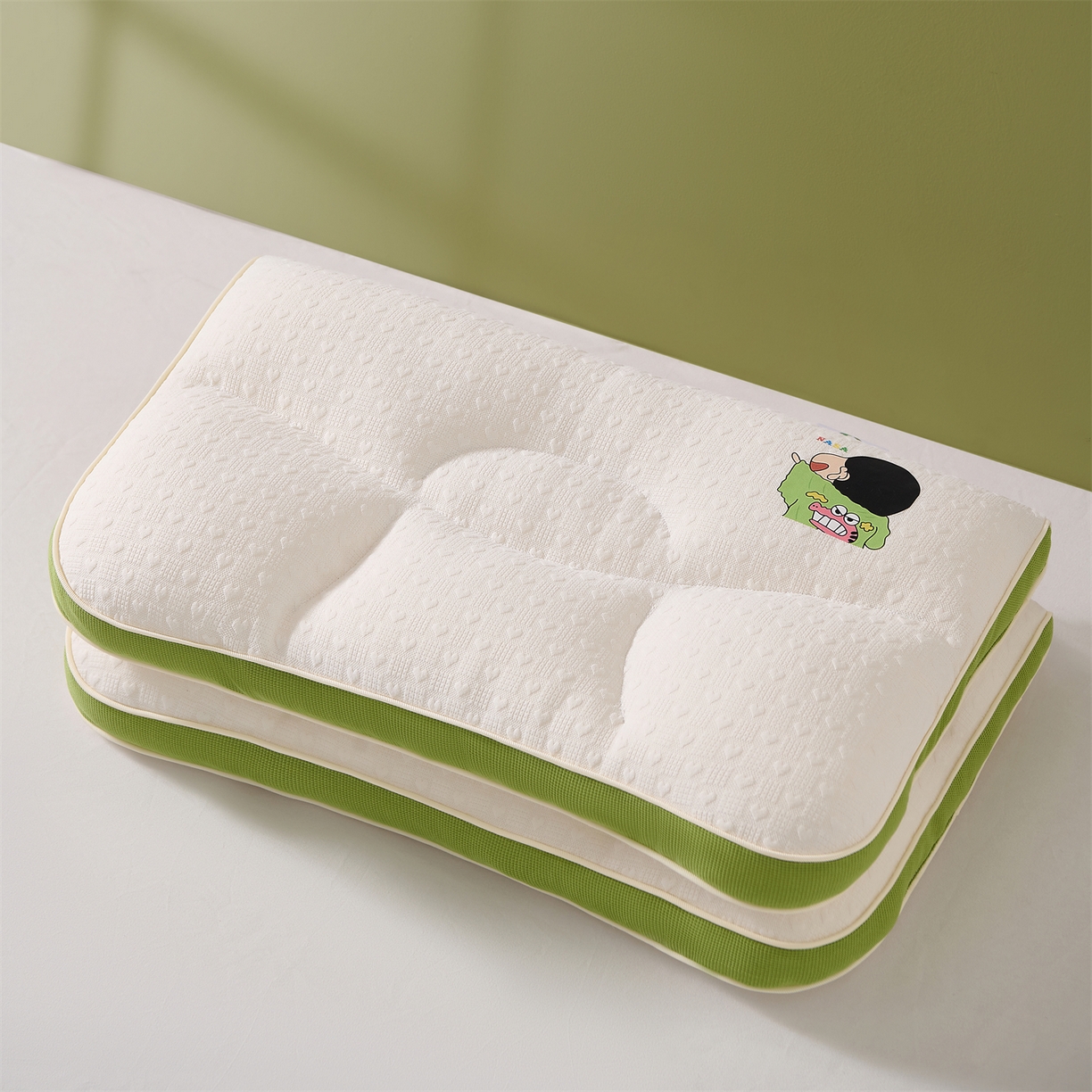 （总）大熊枕芯 2025新款亲肤舒适云柔针织亲子护颈枕枕头枕芯