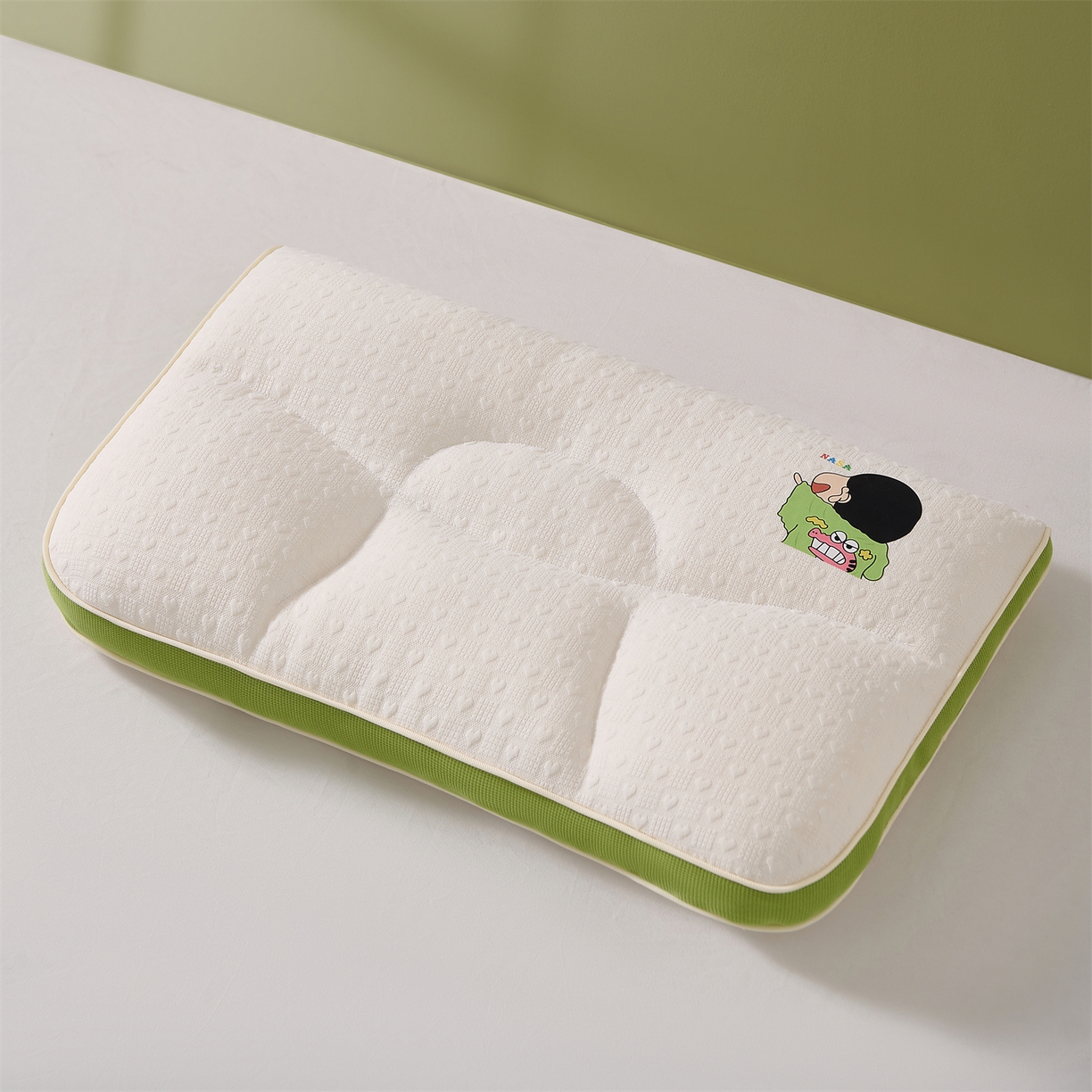 91家纺网 家纺一手货源 找家纺 （总）大熊枕芯 2025新款亲肤舒适云柔针织亲子护颈枕枕头枕芯