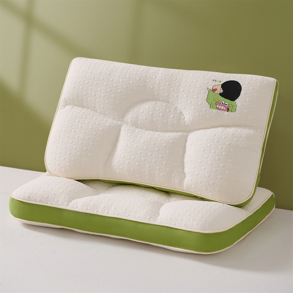 91家纺网 家纺一手货源 找家纺 （总）大熊枕芯 2025新款亲肤舒适云柔针织亲子护颈枕枕头枕芯