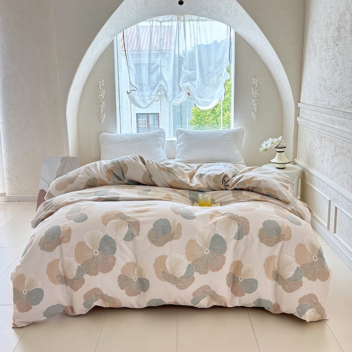 91家纺网 家纺一手货源 找家纺 （总1）安逸家纺 新款全棉被套加厚生态磨毛学生单被套纯棉被罩