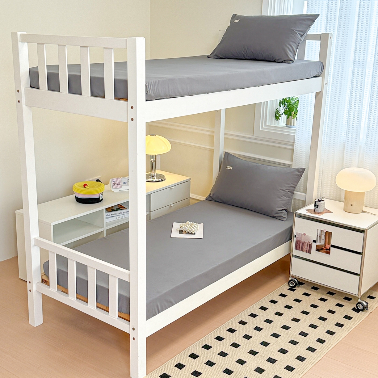 91家纺网 家纺一手货源 找家纺 眠博士 2025新款纯色全棉纯棉磨毛学生床床笠单品床笠床笠单件 磨毛床笠-陶瓷深灰