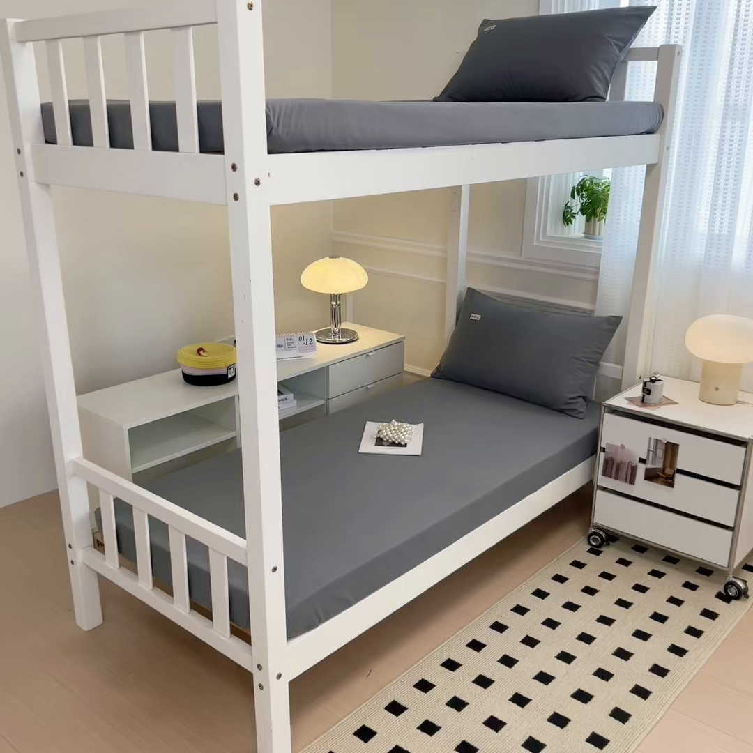 91家纺网 家纺一手货源 找家纺 眠博士 2025新款纯色全棉纯棉磨毛学生床床笠单品床笠床笠单件 磨毛床笠-陶瓷深灰