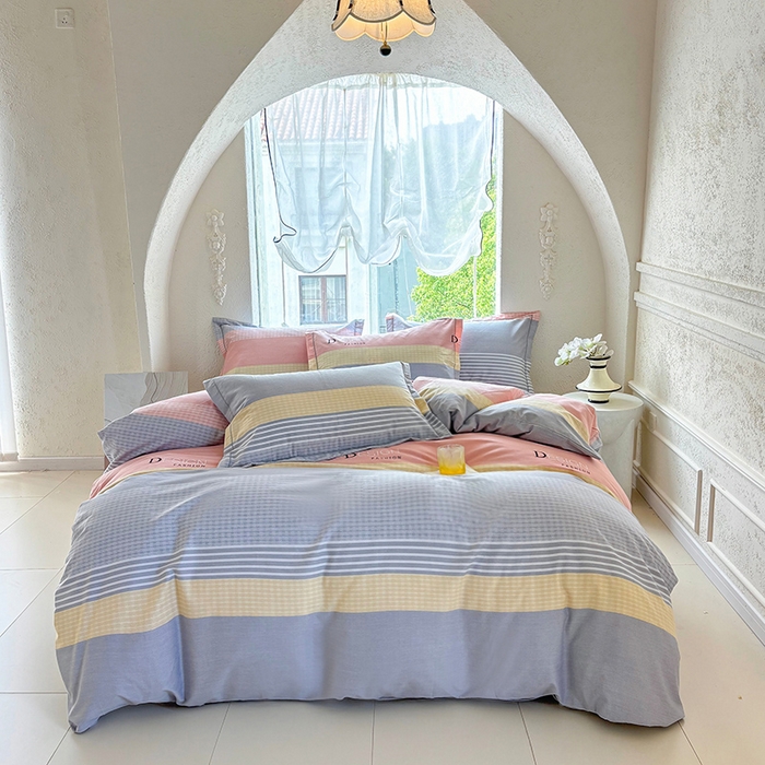 91家纺网 家纺一手货源 找家纺 （总1）安逸家纺 新款全棉加厚生态磨毛床单四件套学生纯棉三件套