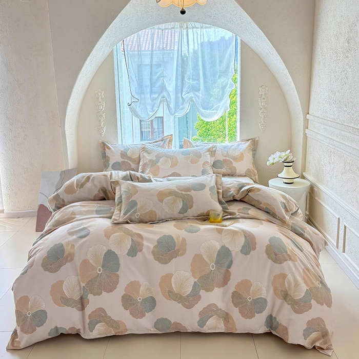 91家纺网 家纺一手货源 找家纺 （总1）安逸家纺 新款全棉加厚生态磨毛床单四件套学生纯棉三件套