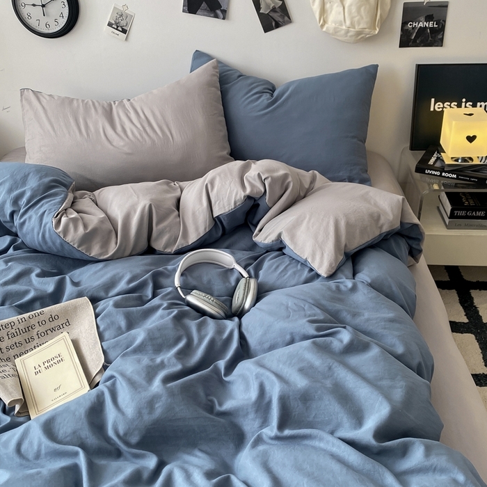 91家纺网 家纺一手货源 找家纺 （总）夜笙家纺 2025新款110克水洗棉双层纱单床单系列