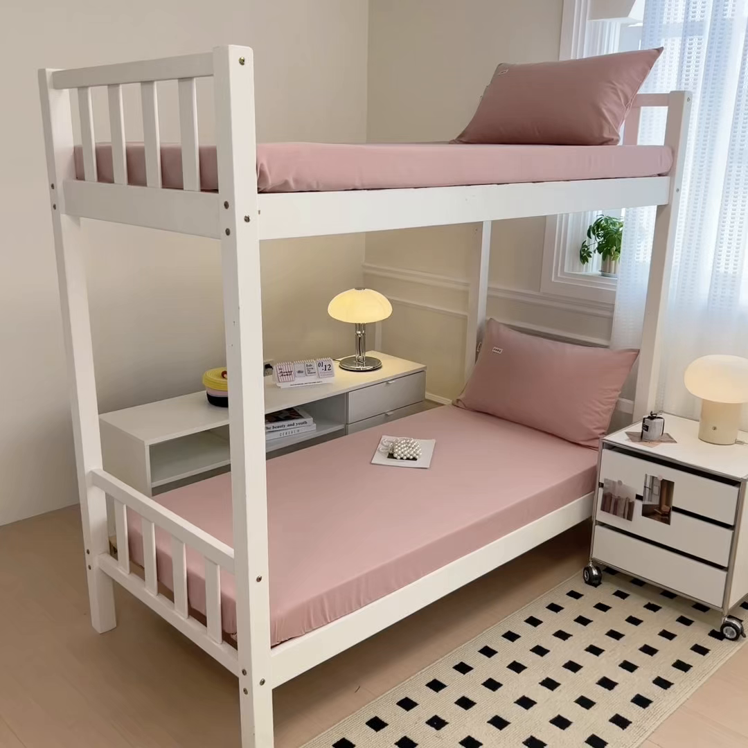 91家纺网 家纺一手货源 找家纺 眠博士 2025新款纯色全棉纯棉磨毛学生床床笠单品床笠床笠单件 磨毛床笠-陶瓷豆沙