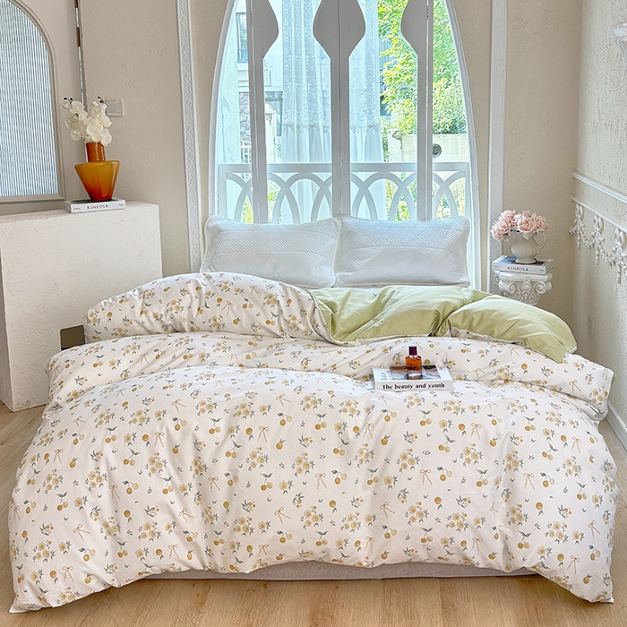 91家纺网 家纺一手货源 找家纺 （总1）安逸家纺 12868 新款全棉被套被罩学生宿舍纯棉单被套