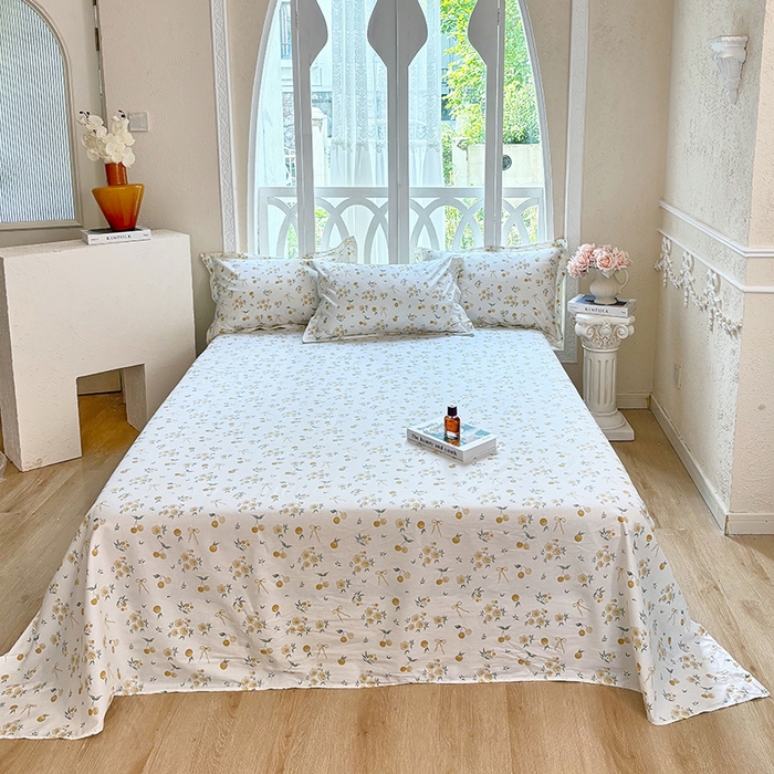 91家纺网 家纺一手货源 找家纺 （总1）安逸家纺 12868 新款全棉床单学生宿舍纯棉单床单