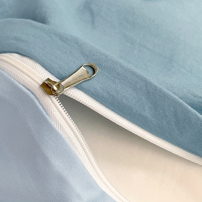 91家纺网 家纺一手货源 找家纺 梦卓家纺 2025新款学生宿舍上下铺纯色水洗棉三件套 绵绵豆冰