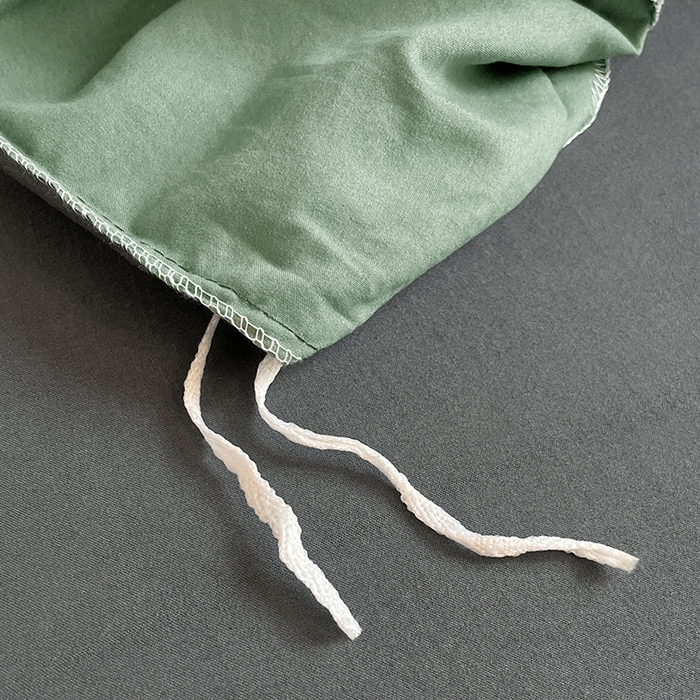 91家纺网 家纺一手货源 找家纺 梦卓家纺 2025新款学生宿舍上下铺纯色水洗棉三件套 抹茶绿深灰