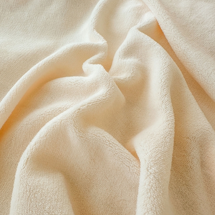 91家纺网 家纺一手货源 找家纺 莱越家纺 2025新款高克重牛奶绒纯色贴标款四件套（8斤重） 贴标-米白+淡雅玉