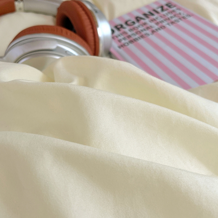 91家纺网 家纺一手货源 找家纺 梦卓家纺 2025新款学生宿舍上下铺纯色水洗棉三件套 天蓝椰冰