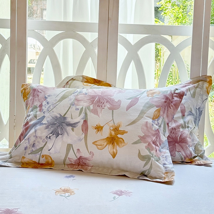 91家纺网 家纺一手货源 找家纺 （总1）安逸家纺 12868 新款全棉枕套学生纯棉单枕套48x74一对