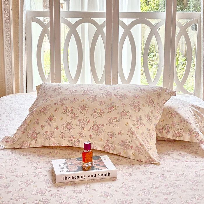 91家纺网 家纺一手货源 找家纺 （总1）安逸家纺 12868 新款全棉枕套学生纯棉单枕套48x74一对