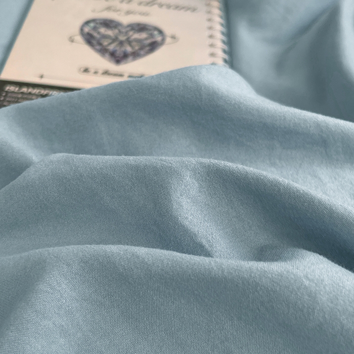 91家纺网 家纺一手货源 找家纺 梦卓家纺 2025新款学生宿舍上下铺纯色水洗棉三件套 雾霾蓝深灰