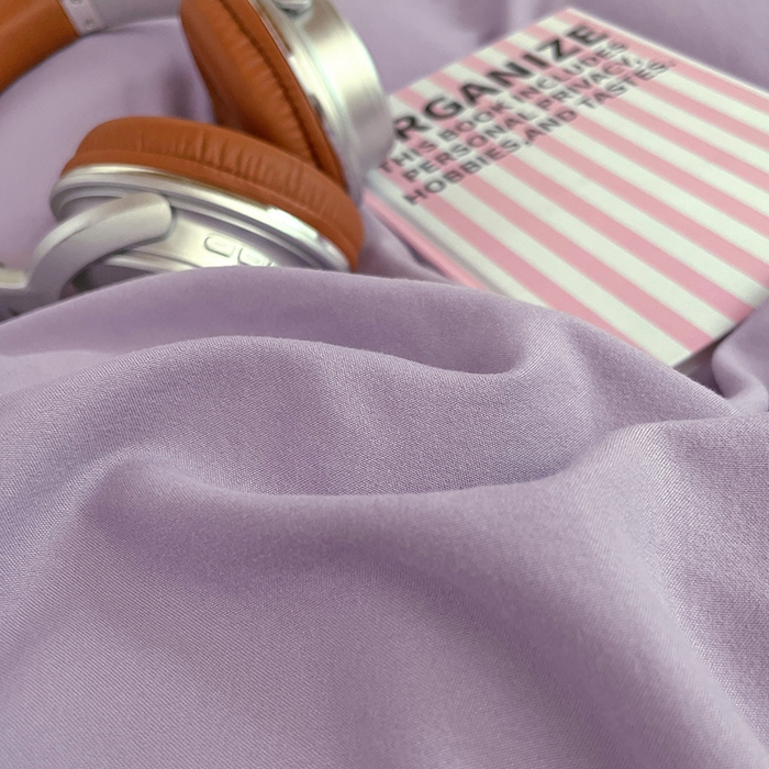 91家纺网 家纺一手货源 找家纺 梦卓家纺 2025新款学生宿舍上下铺纯色水洗棉三件套 芋泥啵啵