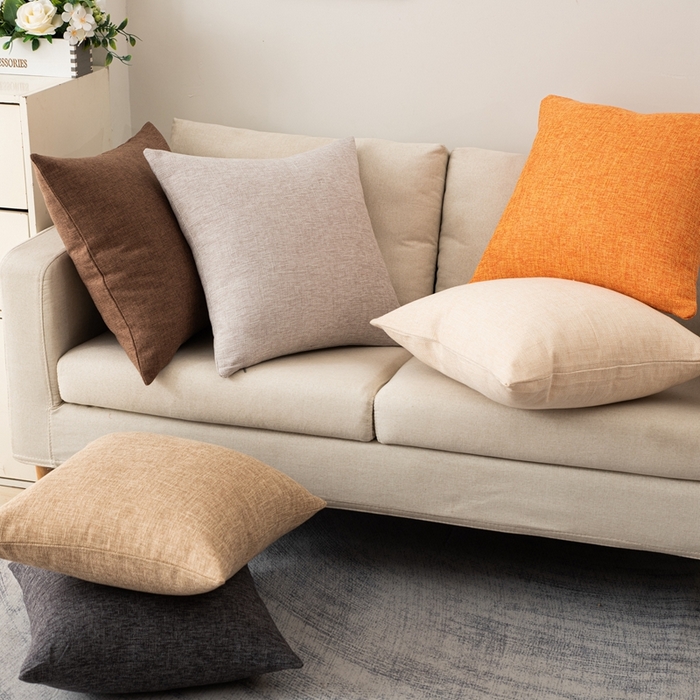 91家纺网 家纺一手货源 找家纺 （总）新奇异 2025新款棉麻风格抱枕（支持定制）