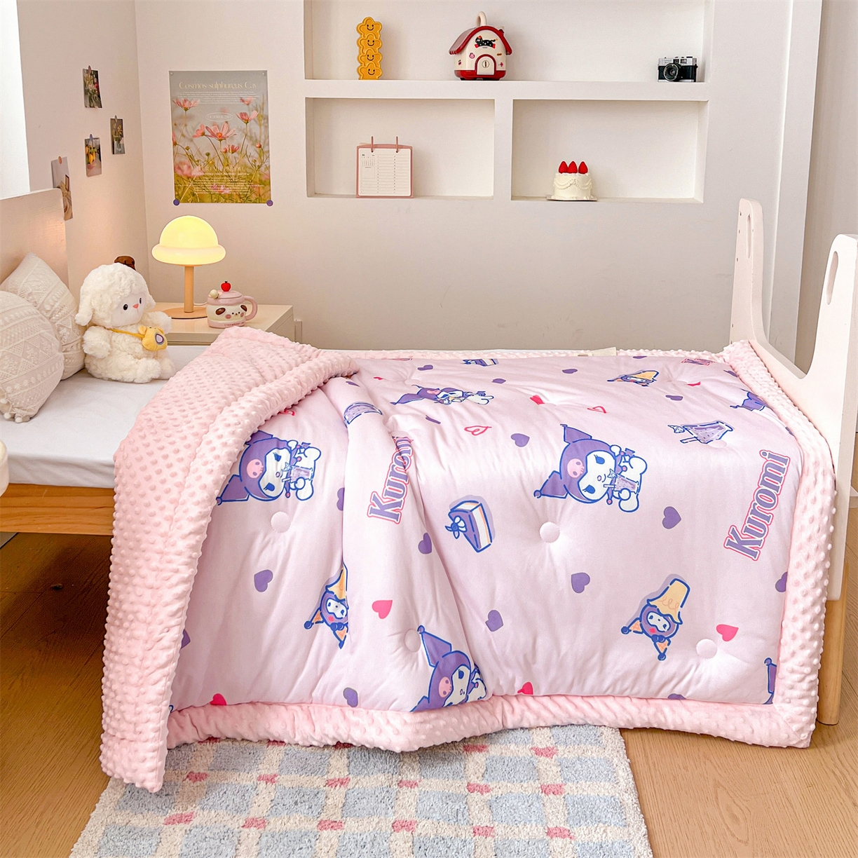 91家纺网 家纺一手货源 找家纺 （总）名兮家居 2025秋冬新款母婴级经典奥特曼三丽鸥豆豆被 被子被芯