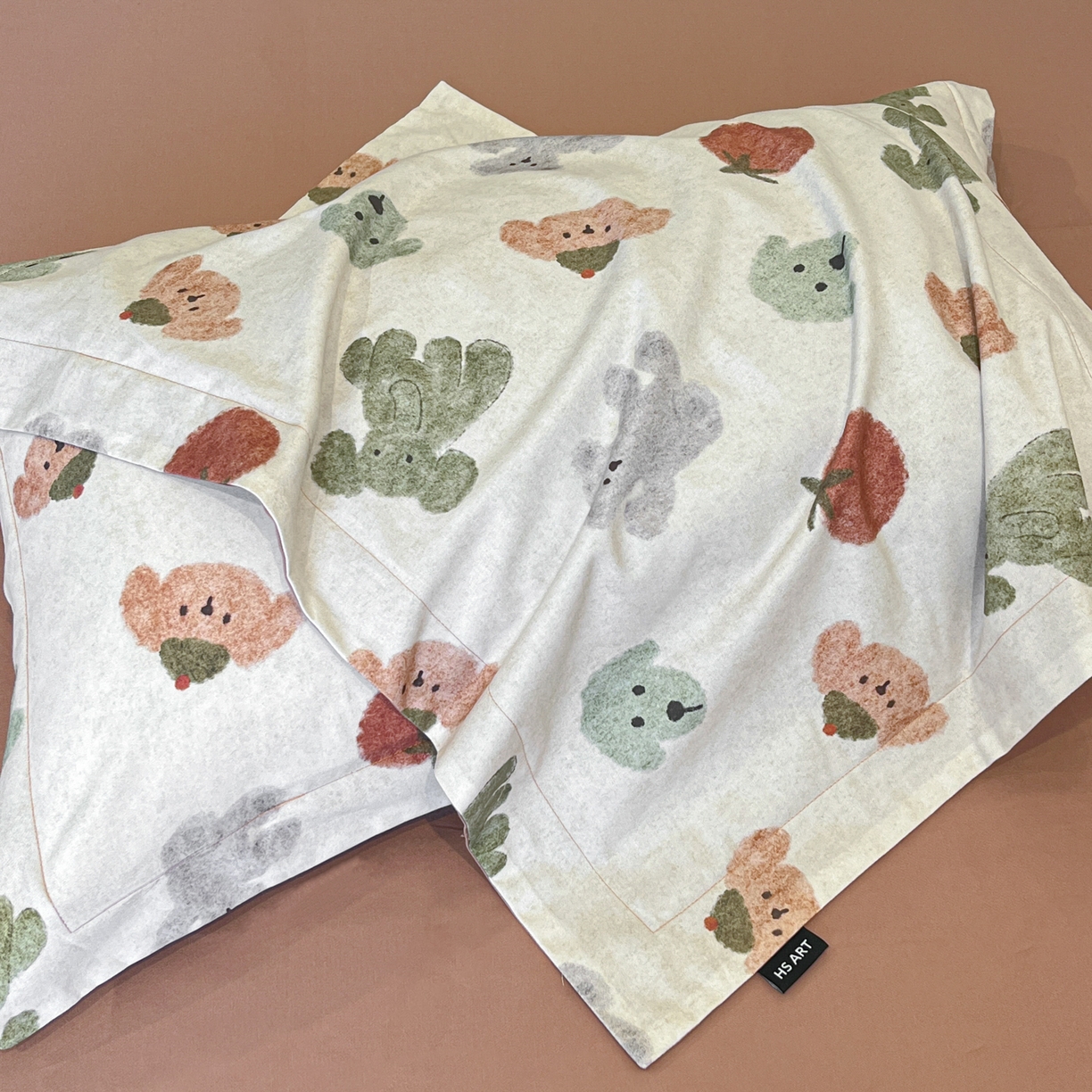 91家纺网 家纺一手货源 找家纺 禾时 2025新款全棉超柔数码印花磨毛四件套（32x21磨毛） 乐享（米）