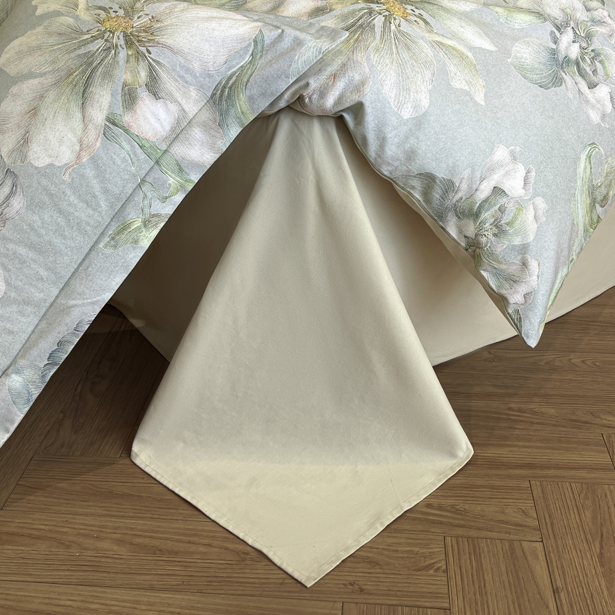 91家纺网 家纺一手货源 找家纺 禾时 2025新款全棉超柔数码印花磨毛四件套（32x21磨毛） 漫隐时光（兰）